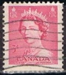 Sellos de America - Canad� -  Scott  327  Elizabeth II