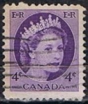 Stamps Canada -  Scott  340  Elizabeth II (4)