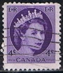 Stamps Canada -  Scott  340  Elizabeth II (12)