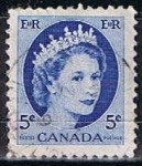 Sellos de America - Canad� -  Scott  341  Elizabeth II (2)