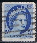 Sellos de America - Canad -  Scott  341  Elizabeth II (6)