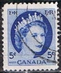 Sellos de America - Canad� -  Scott  341  Elizabeth II (7)