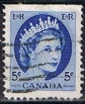 Stamps Canada -  Scott  341  Elizabeth II (8)