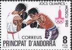 Sellos del Mundo : Europe : Andorra : JUEGOS OLÍMPICOS DE MOSCÚ. BOXEO