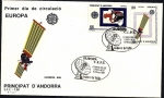 Sellos del Mundo : Europe : Andorra : EUROPA  CEPT 1991  Satélite Europeo Olympus  - SPD