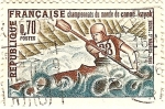 Stamps Europe - France -  Championats du monde de canoe - kayak