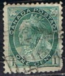 Stamps Canada -  Scott   75  Reina Victoria (2)