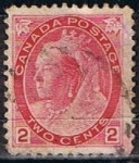 Stamps Canada -  Scott   77  Reina Victoria (3)