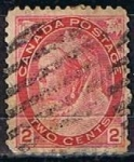 Sellos de America - Canad� -  Scott   77  Reina Victoria (4)