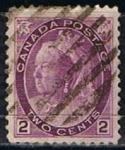 Stamps Canada -  Scott   76  Reina Victoria (3)