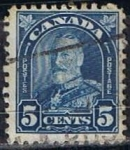 Stamps Canada -  Sott  170  Rey George V (5)