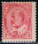 Sellos de America - Canad� -  Scott  90  Rey Edward VII