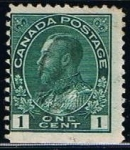 Sellos de America - Canad� -  Scott  104  Rey George V (2)