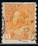 Stamps Canada -  Scott  105  Rey George  V