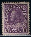 Stamps Canada -  Scott  112  Rey George V