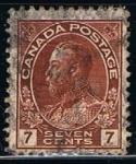 Stamps Canada -  Scott  114  Rey George V