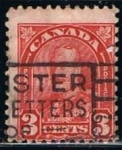 Stamps Canada -  Scott  167  Rey George V