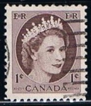 Sellos de America - Canad -  Scott  337  Elizabeth II