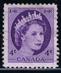 Sellos de America - Canad� -  Scott  340  Elizabeth II (2)