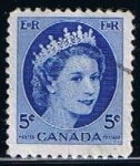 Sellos de America - Canad� -  Scott  341  Elizabeth II