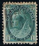 Stamps Canada -  Scott   75  Reina Victoria