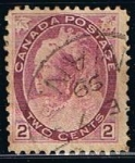 Stamps Canada -  Scott   78  Reina Victoria (2)