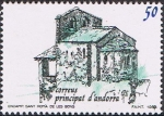 Sellos de Europa - Andorra -  TURISMO 1989. IGLESIA DE SANT ROMÁ DE LES BONS