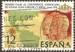 Stamps Spain -  Viaje al continente americano