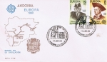 Stamps Andorra -  SPD EUROPA 1980