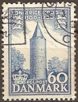 Stamps Denmark -  1000 años de reino danés.Torre Ganso, Vordinborg.