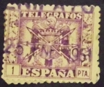 Sellos del Mundo : Europa : Espaa : Telegrafos