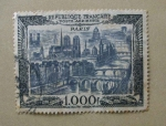 Stamps : Europe : France :  Vista de Paris.