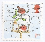 Stamps United Kingdom -  Navidad.