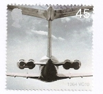 Stamps United Kingdom -  Cincuentenario de la primera línea aérea en 