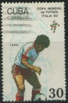 Stamps Cuba -  Copa Mundial de Futbol Italia '90