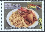 Stamps Bolivia -  Gastronomía boliviana - Saice tarijeño