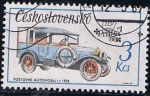 Stamps Czechoslovakia -  Automoviles antiguos Postovni 1924