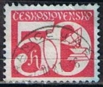 Stamps Czechoslovakia -  Cifra