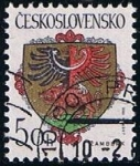 Stamps Czechoslovakia -  Escudo de armas de  Zabberkk