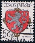 Sellos de Europa - Checoslovaquia -  Escudo de Armas de Vodñany