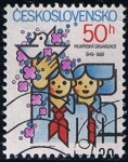 Stamps Czechoslovakia -  Scott 2742  Pioneros de la Organizaciones