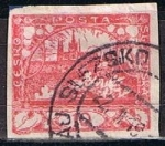 Stamps Czechoslovakia -  Scott  3  Hradcany en Praga (5)