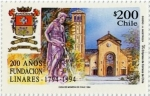 Stamps Chile -  200 Años de Linares 