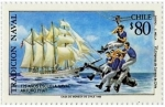 Stamps Chile -  Tradicion Naval 