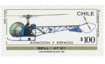 Sellos de America - Chile -  Aviacion y Espacio 