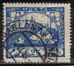 Stamps Czechoslovakia -  Scott  5  Hradcany en Praga