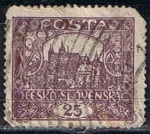 Stamps Czechoslovakia -  Scott  46  Hradcany en Praga (3)