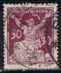 Stamps Czechoslovakia -  Scott  70  Checoslovaquia rompiendo la cadenas de la livertad (2)