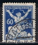 Stamps Czechoslovakia -  Scott  73  Checoslovaquia rompiendo la cadenas de la livertad (6)