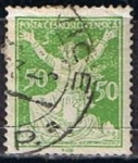 Stamps Czechoslovakia -  Scott  87  Checoslovaquia rompiendo la cadenas de la livertad (4)